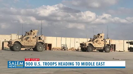 U.s. Sends 900 Troops To Middle East