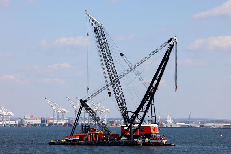 Salvage Crews To Lift First Piece Of Collapsed Baltimore Bridge | Salem ...