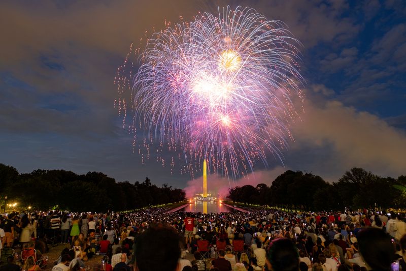 Independence Day Fireworks 2024 Kenna Shirlene