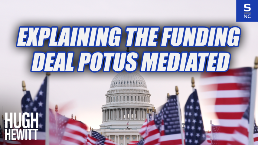 Explaining the funding deal POTUS mediated between the House and Senate GOP