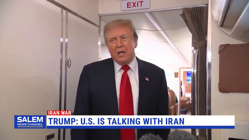 Trump Says U.S. Is Talking With Iran Right Now